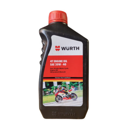 Wurth SAE 20W-40 4T Engine Oil High-Mileage Engine Oil (1000 ml)