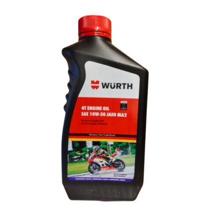 Wurth SAE 10W-30 API SL/JASO MA2 BS-VI High Performance Engine Oil (1000 ml)