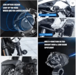 HJG Mercedes Y Lens Foglight Ultra Wide Dual Intensity LED Driving Fog Lights White/Yellow (2*45W = 90W Total) Universal For All Cars & Bikes - Image 3