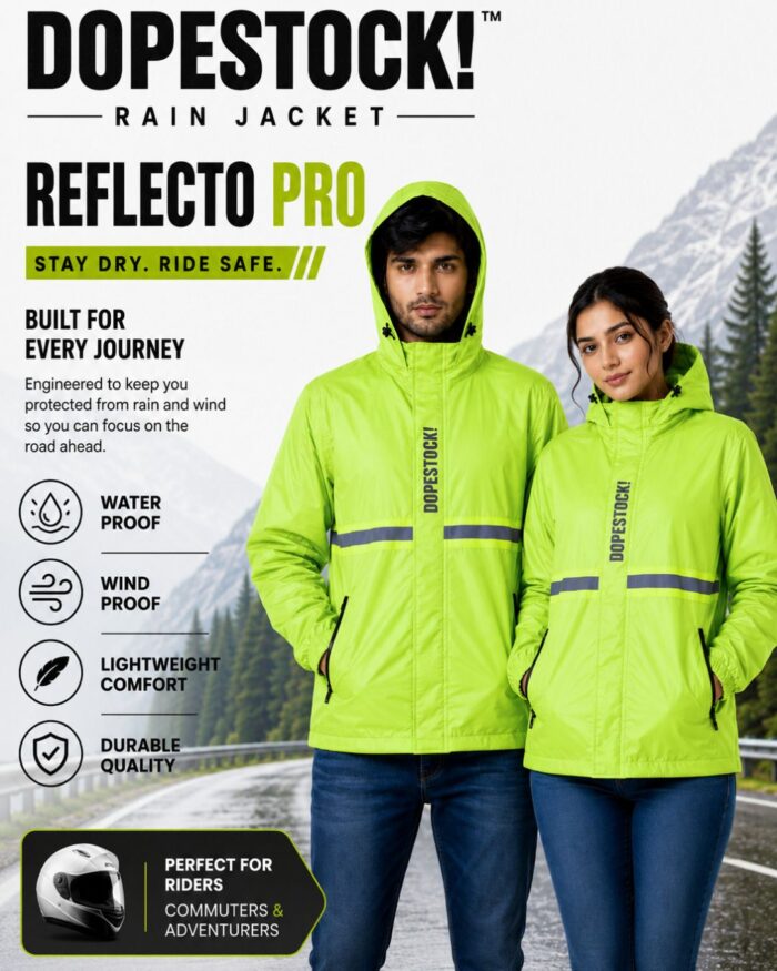 DOPESTOCK! Reflecto Pro Rain Jacket - Image 4